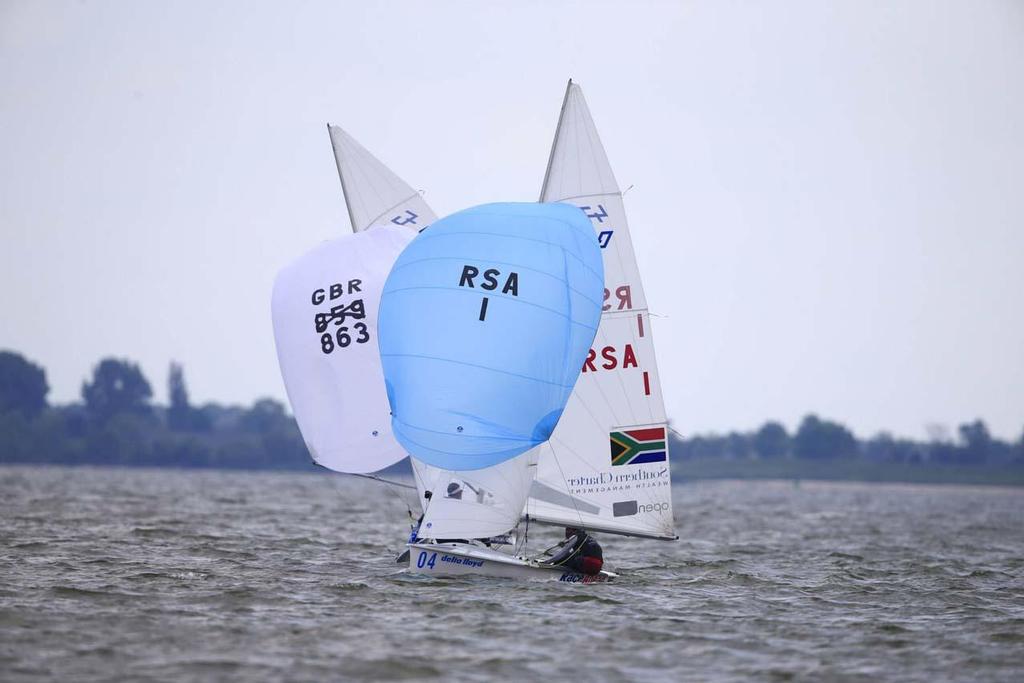 470 Men's medal race - 2014 Delta Lloyd Regatta © Guilain Grenier